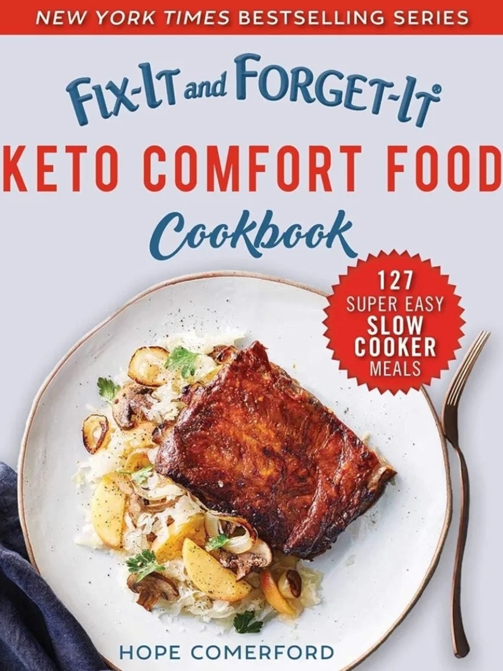 Fix-It and Forget-It Keto Comfort Food Cookbook - Blue